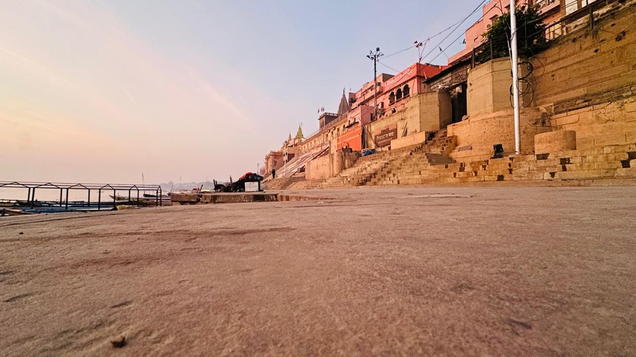Varanasi Ghat Early Morning