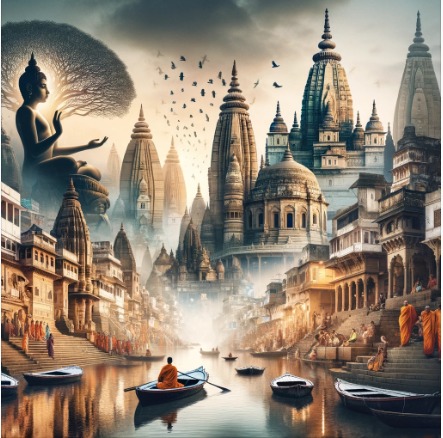 Gaya Pilgrimage (Add real pind daan photo later) Gaya symbolic pilgrimage image