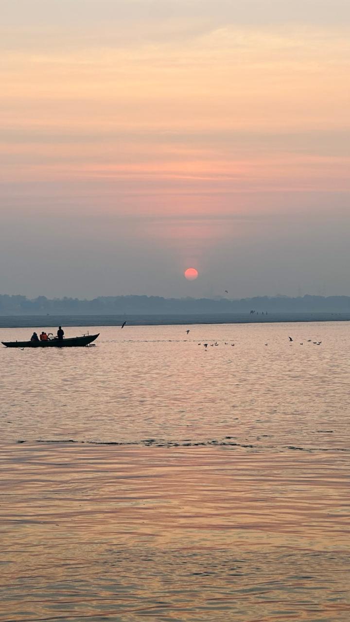 Boat ride offering stunning ghat views Boat ride along ghats